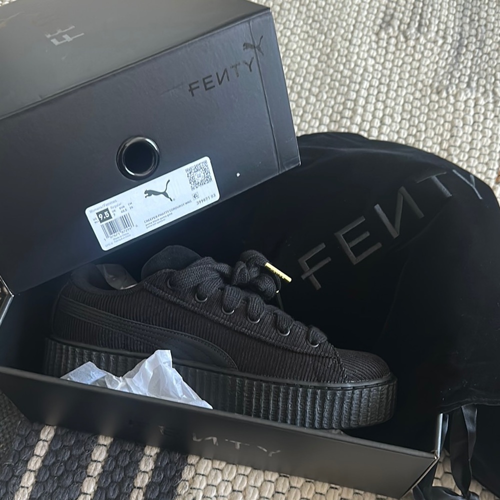 Puma Fenty Triple Black Sneakers